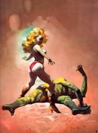 Frank Frazetta The Countess And The Greenman 1989