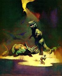 Frank Frazetta Tyrannosaure Rex 1969