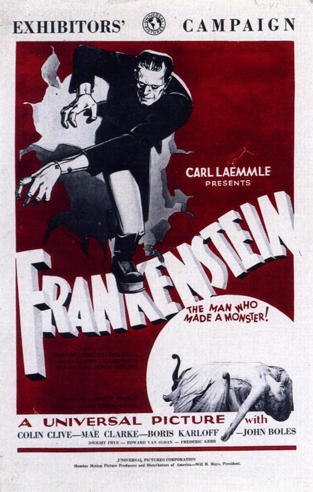 Tableaux sur toile, reproducción de Frankenstein 31 8 Movie Poster