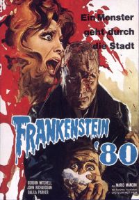 Poster del film Frankenstein 80 stampa su tela