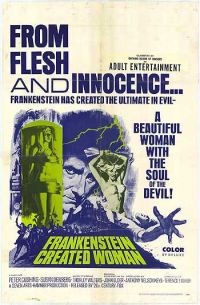 Affiche du film Frankenstein a créé la femme