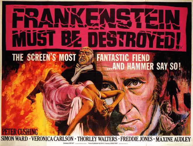 Póster de la película Frankenstein debe ser destruido