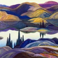 Franklin Carmichael Lago Espejo - 1929