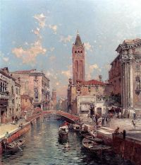 Franz Richard Unterberger Rio Santa Barnaba Venedig
