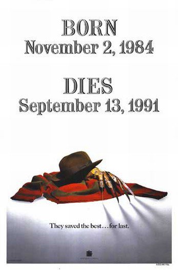 Tableaux sur toile, riproduzione del poster del film di Freddy's Dead Teaser