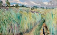 Frederic Leon Wheat Field canvas print
