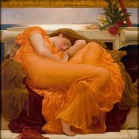 Frederic Lord Leighton Flaming June