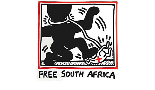 Free South Africa By Keith Haring 2 Art Paint by Canva