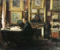 Friant Emile Comedian Constant Coquelin Aka Coquelin A Ne In His Studio Ca. 1890 canvas print