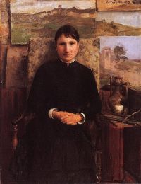 Friant Emile Portrait De Mme Petitjean 1883 canvas print