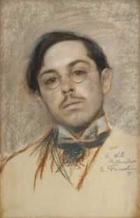 Friant Emile Portrait Of William Rothenstein 1891