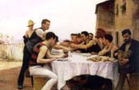 Friant Emile Reunion Of The Meurthe Boating Party canvas print