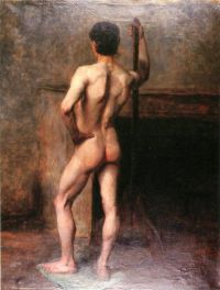Friant Emile Standing Male Nude