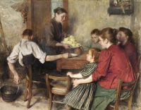 Friant Emile The Frugal Meal 1894 canvas print