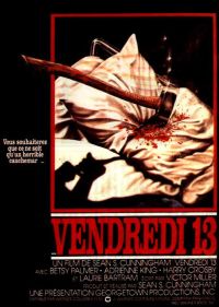 Venerdì 13 poster del film francese stampa su tela