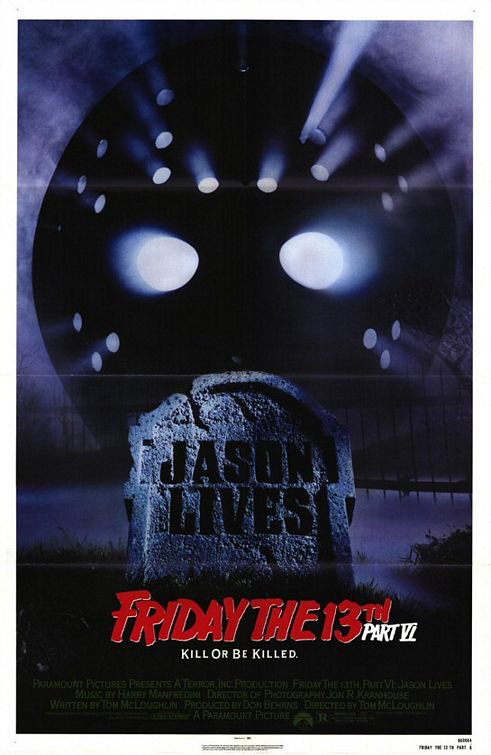 Tableaux sur toile, 재생산 de Friday The 13th Part Vi Jason Lives Movie 포스터
