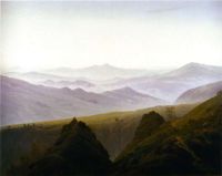 Friedrich Caspar David Morning In The Mountains canvas print