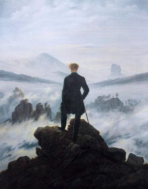 Friedrich Caspar David The Wanderer Above The Sea Of Fog canvas print