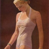 Friedrich Schult In A Swimsuit - 1939