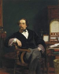 Frith William Powell Charles Dickens 1859 canvas print