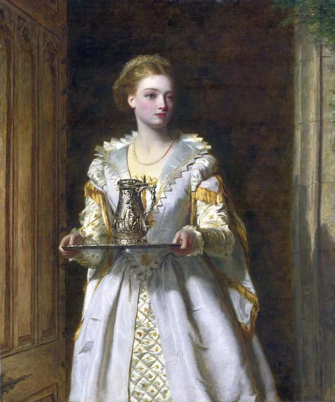 Tableaux sur toile, riproduzione di Frith William Powell Gabrielle D Estrees 1869