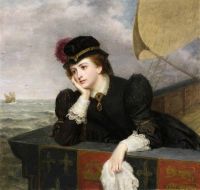 Frith William Powell Mary Queen Of Scots Abschied von Frankreich 1561 1851