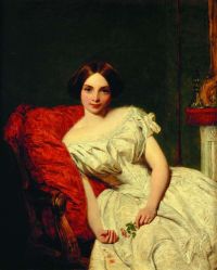 Frith William Powell Portrait Of Annie Gambart Ca. 1851