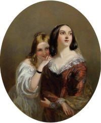Frith William Powell Sisters 1843 canvas print