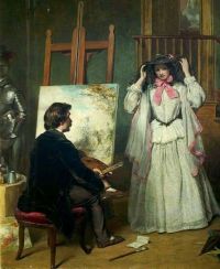 Frith William Powell The Artist S Modell 1856