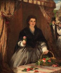 فريت ويليام باول بائع الزهور 1865