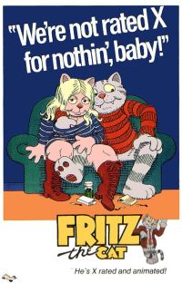 Fritz el gato 1972 póster de película