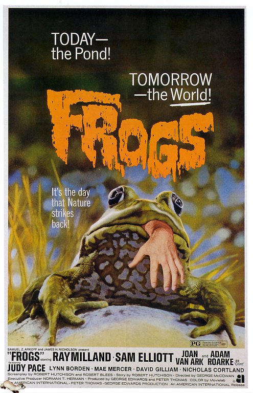Frogs 1972 영화 포스터 캔버스 프린트