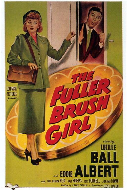 Fuller Brush Girl 1950 Movie Poster stampa su tela