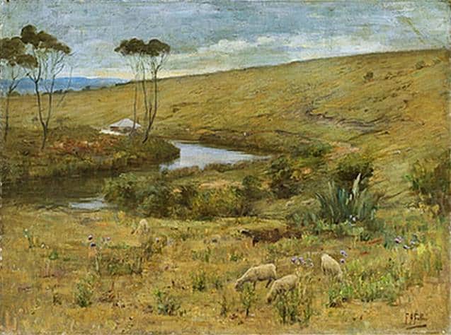 Tableaux sur toile, riproduzione de Fuller Firenze Ada Dawn Landscape 1905