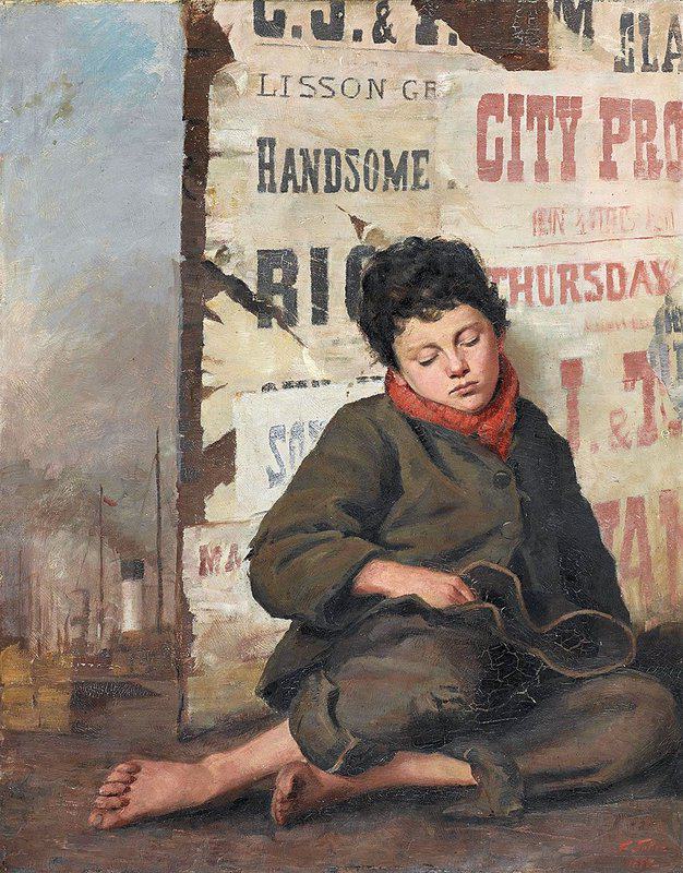 Fuller Florence Ada Weary 1888 canvas print