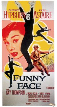 웃긴 얼굴 1957 영화 포스터 캔버스 인쇄