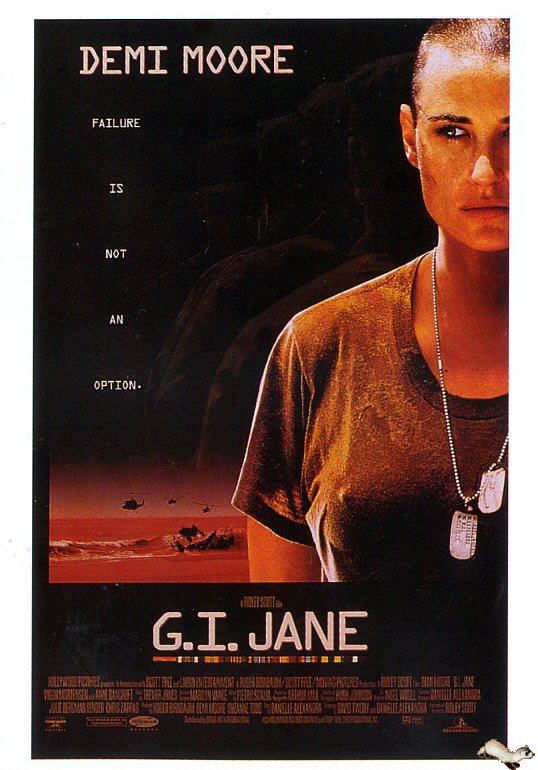Tableaux sur toile, reproducción de GI Jane 1997 Movie Poster