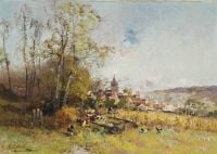 Galien Laloue Eugene A Track To A Village
