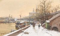 Galien Laloue Eugene Quai De La Seine باريس