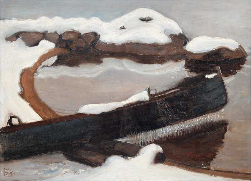 Tableaux sur toile, riproduzione di Gallen Kallela Akseli A Winter Shore