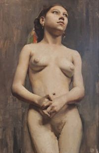 Gallen Kallela Akseli Nude Model canvas print