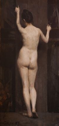 Gallen Kallela Akseli Nude Model 1887 canvas print