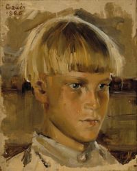 Gallen Kallela Akseli Orphan Boy 1886 canvas print