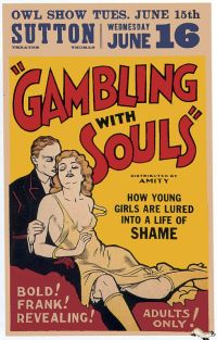Gioco d'azzardo con Souls 1936 Movie Poster stampa su tela