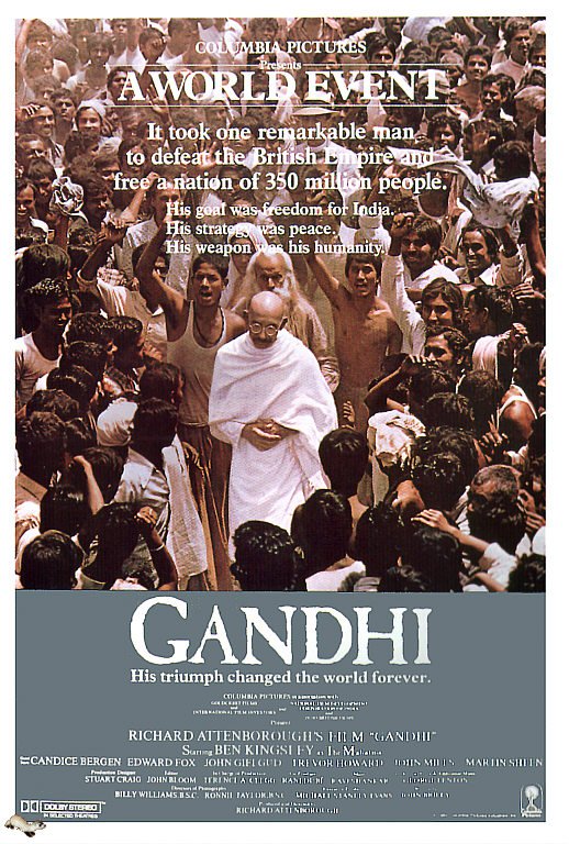 Tableaux sur toile, reproducción de Gandhi 1982 Movie Poster