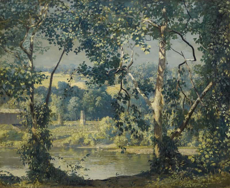 Tableaux sur toile, riproduzione di Garber Daniel Fields In Jersey 1909