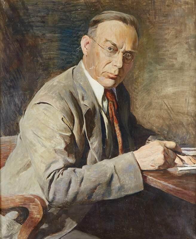 Garber Daniel Portrait Of Dr. Roy Lynde Ca. 1950 canvas print