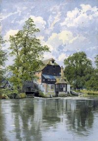 정원 William Fraser Houghton Mill Huntingdon Cambridgeshire 1903