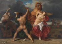 Gardner Bouguereau Elizabeth Jane Battle Of The Centaurs And The Lapithae canvas print