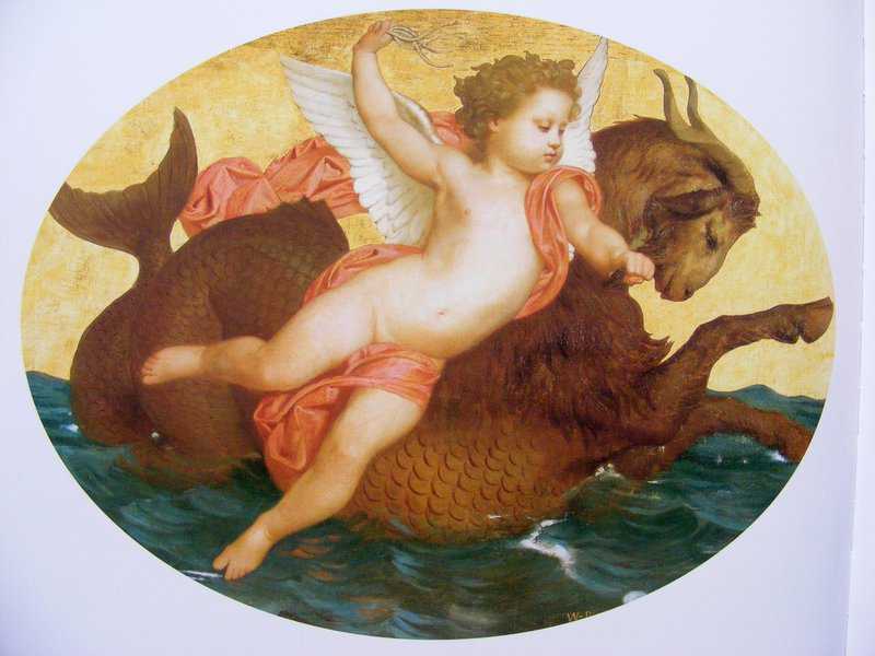 Gardner Bouguereau Elizabeth Jane Cupid On A Sea Monster Ca. 1857 canvas print